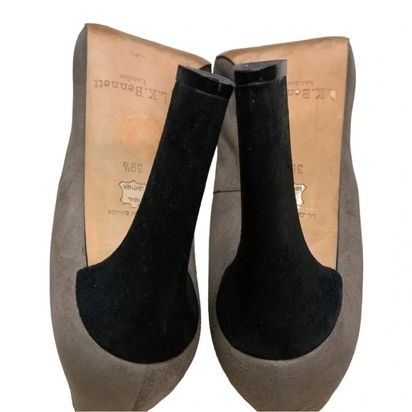 LK Bennett London 2 Color Tone Heel 4in Size 9.5 - Picture 8 of 8